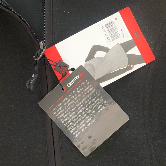 85. GERRY OUTDOOR APPAREL - Black Hooded Vest - Ladies size Medium - Picture 9 of 9